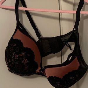 Torrid Curve Bra 46C Mauve Underwire Lightly Padded